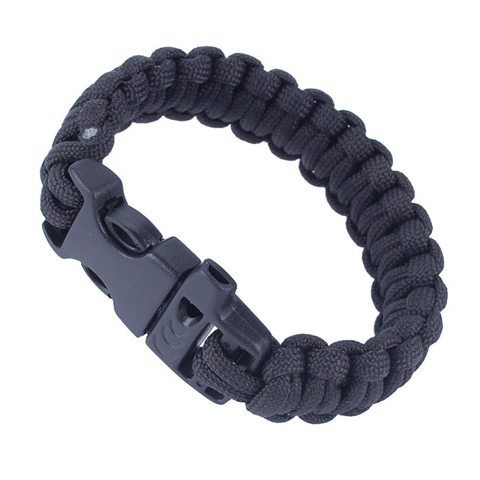 Outdoor Paracord Bracelet Hunting Camping Hiking Bracelet Whistle Survival Wristband Emergency Rope