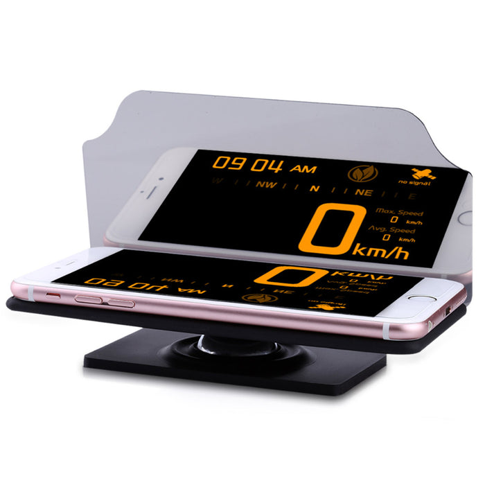 HUD Heads Up Display Universal for IPhone Android GPS Navigation Reflector Projector