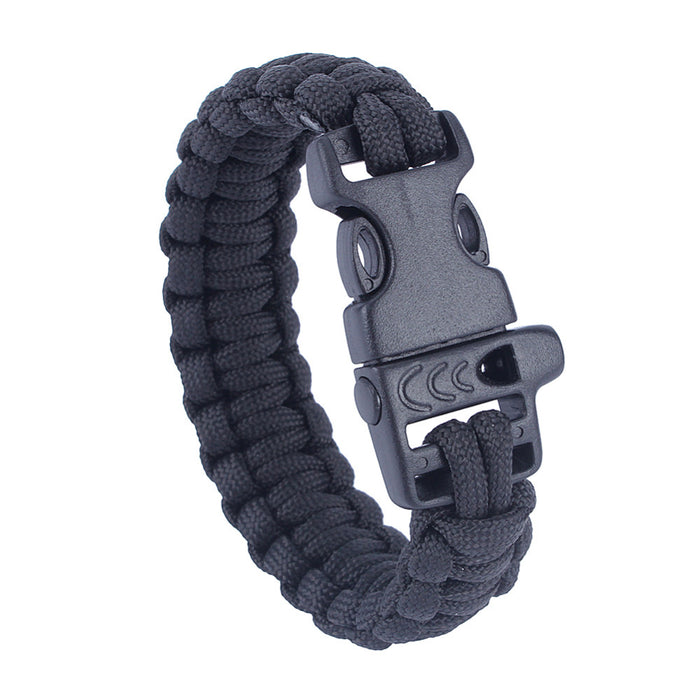 Outdoor Paracord Bracelet Hunting Camping Hiking Bracelet Whistle Survival Wristband Emergency Rope