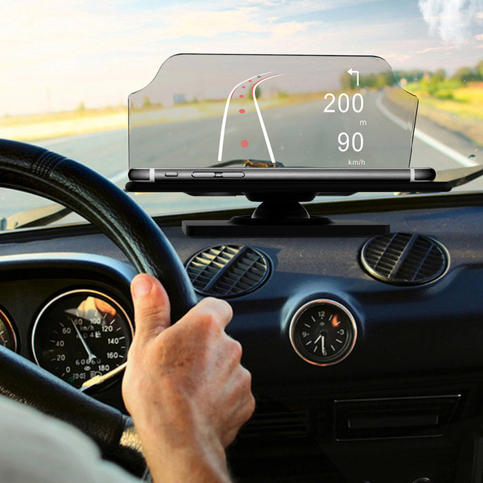 HUD Heads Up Display IPhone Android GPS Navigation Avoid Speeding Fines —  wukar