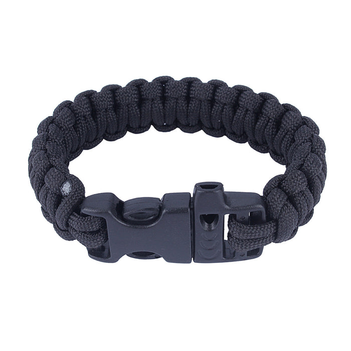 Outdoor Paracord Bracelet Hunting Camping Hiking Bracelet Whistle Survival Wristband Emergency Rope