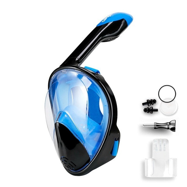 Snorkel Diving Mask Full Face Anti Fog for Gopro Action Camera