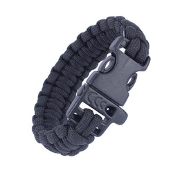 Outdoor Paracord Bracelet Hunting Camping Hiking Bracelet Whistle Survival Wristband Emergency Rope