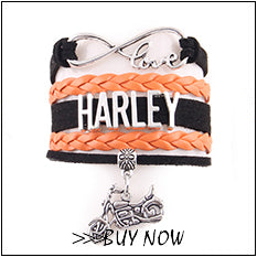 Infinity Border Collie Leather Wrap Charm Bracelet