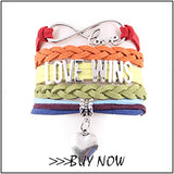 Infinity Border Collie Leather Wrap Charm Bracelet