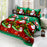 4pcs/set 3D Cartoon Merry Christmas Santa Claus Bedclothes Duvet Quilt Cover Bed Sheet 2 Pillowcases