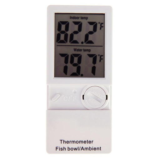 LCD Digital Thermometer Aquarium Fish Tank Water Temperature Indoor Temperature Aquatic Pet Supplies