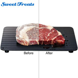 High Quality Fast Defrosting Tray: Defrost Meat or Frozen Food Quickly Without Electricity