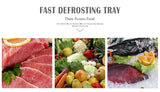 High Quality Fast Defrosting Tray: Defrost Meat or Frozen Food Quickly Without Electricity