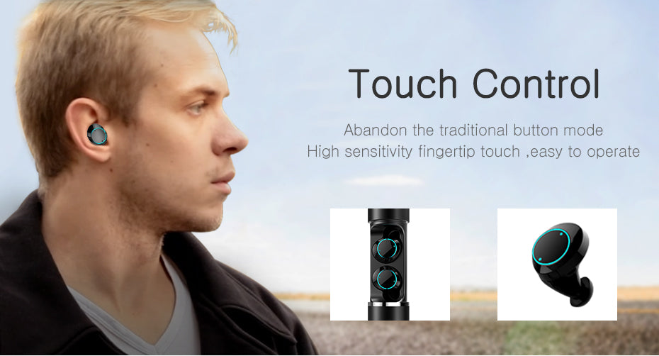 Stereo Earbuds True Bluetooth 5.0