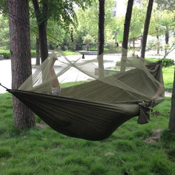 Portable 1-2 Person Camping Hammock with Mosquito Net